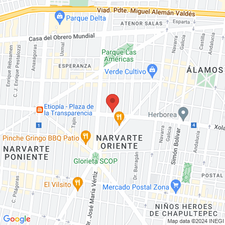 Frecuencia auditiva CDMX map