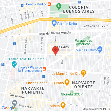 Especialidades Médicas y Odontológicas map