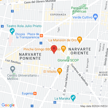 Clínica Odontológica Claudia Cárdenas map