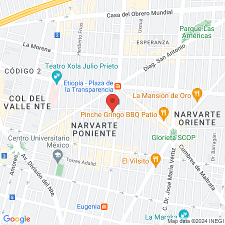 Valentina Kahlo Salón de Belleza map