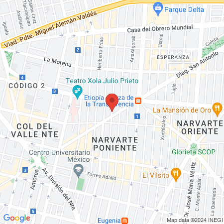 La Ilustre Barbería map