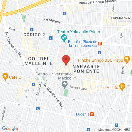 ALTA PELUQUERIA DEL VALLE map
