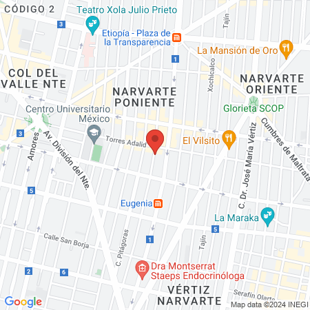 Shambala Centro de Bienestar Integral map