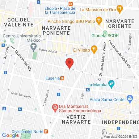 Estética Aurelio map