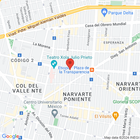 El Rincón del Barbero map