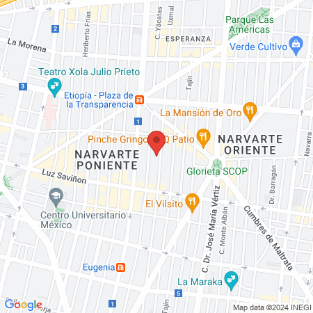 Centro Odontologico de Especialidades map