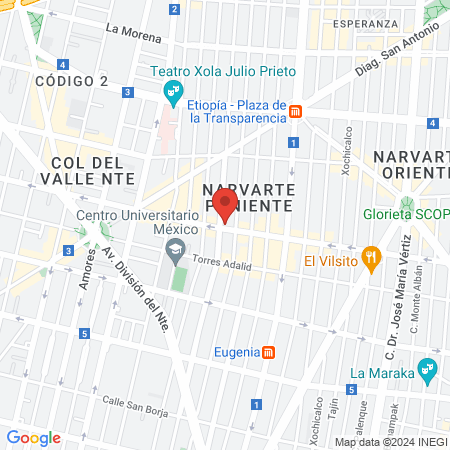 Oval Otorrinolaringología, Vértigo, Audición y Lenguaje map