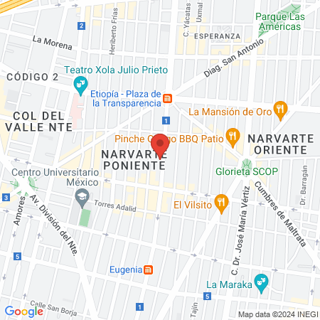 Hospital Veterinario Delta Prevent map