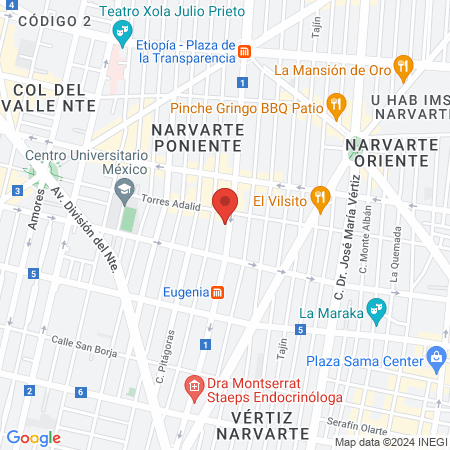 Animalitos Clínica veterinaria map