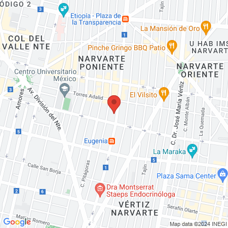 Centro Odontológico Interdisciplinario map