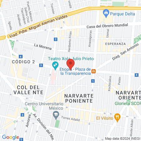 Odontología Inteligente - Xola map