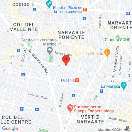 Dental -Halaken Especialidades Odontológicas map