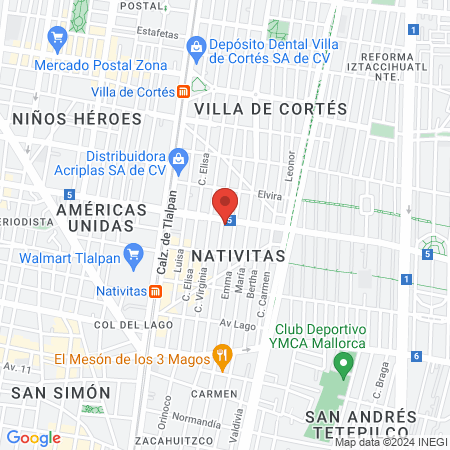 Dentista Diseño y Arte en Odontología Integral.Sucursal Elena map