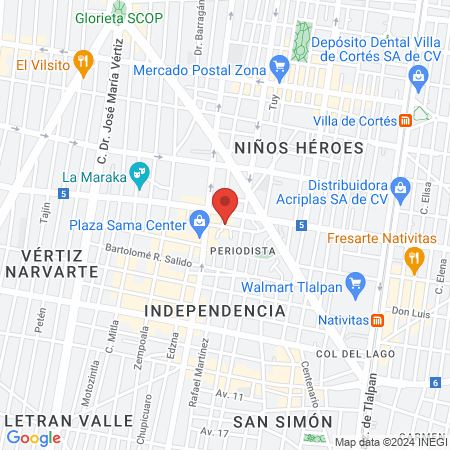 Dr. Alejandro Nava map