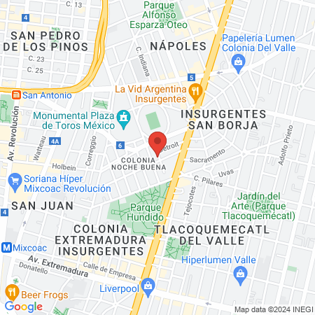 Nunula Parque Hundido map