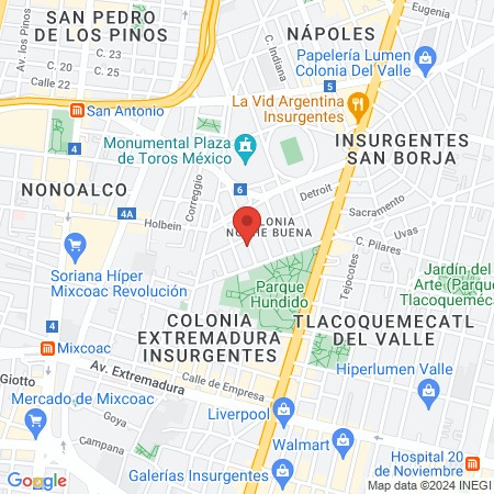 Dr. Ovidio Alberto Cortazar Reyes map