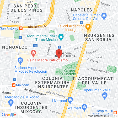 Colegio Mexicano de Glaucoma, A.C. map