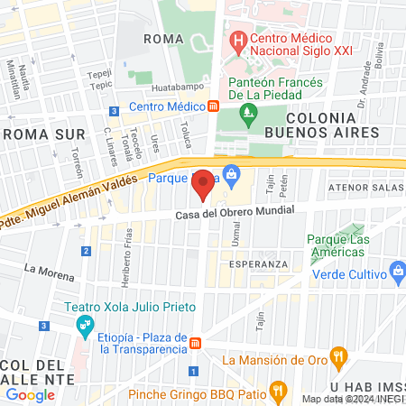 Déchiré du Paris map