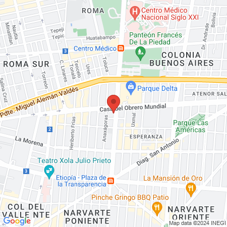 Luis Enrique Mar Perez Médico General Tláhuac map