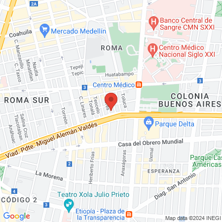 Dra. María Carolina Franco Mayorga, Oftalmólogo map