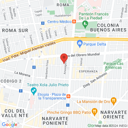 Dra. Bouchan dentista map