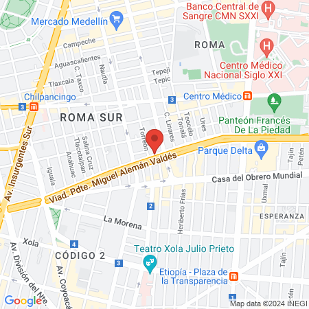 Clinde Salud Dental map