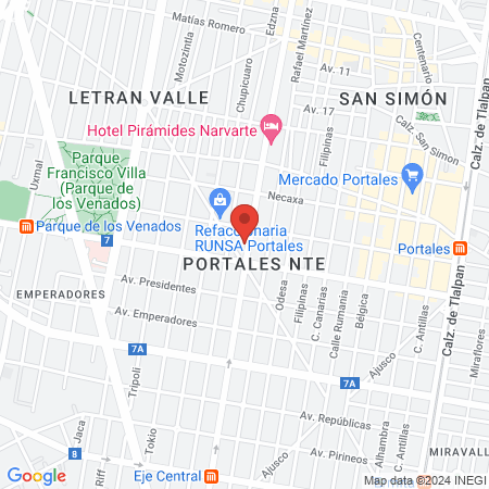 Azomalli cosmetologia y spa map