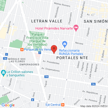 Mike's Training Center map