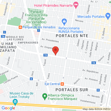 Pilates Center Care map