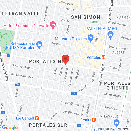 Consultorio Odontológico Alarcón Archundia map