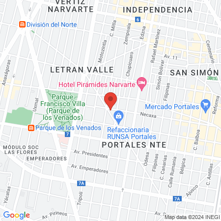 DIANA BELINDA ORTIZ RODEA map