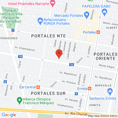 Itzel Tovar Fonseca Médico General Benito Juárez map