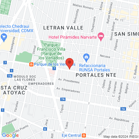 De.José Humberto Vázquez Sanders map