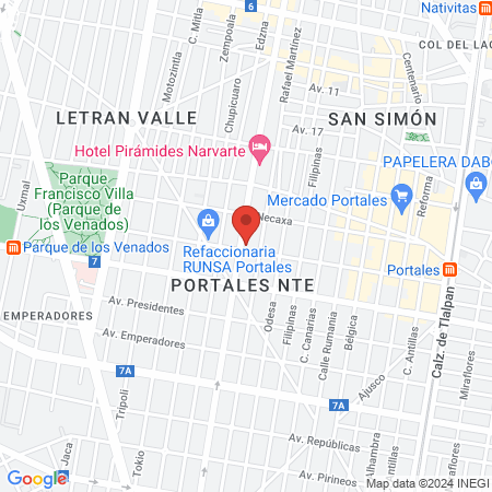 Consultorio Veterinario Dr. Hollands map