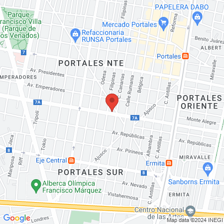 VETERINARIA LA LADY map