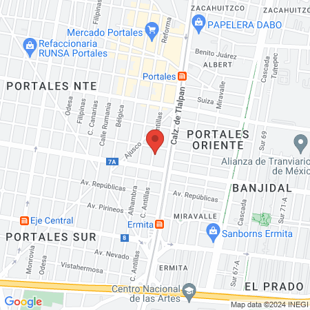 Jeniffer Lopez Beauty Artist map