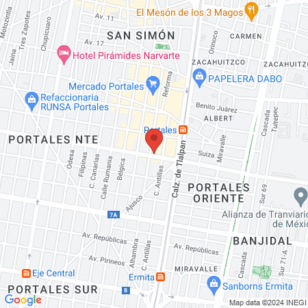 Odontología Integral Portales map