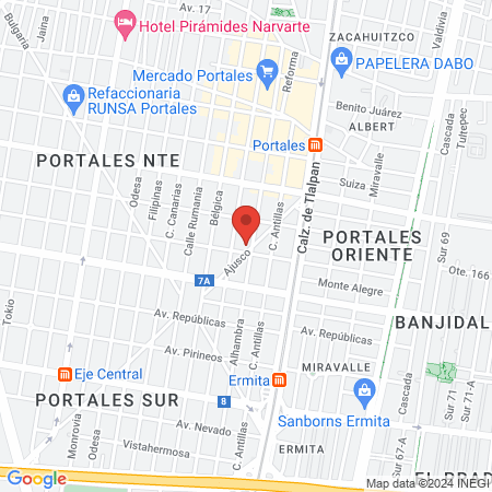 Lopez Sanchez Carlos Dr map