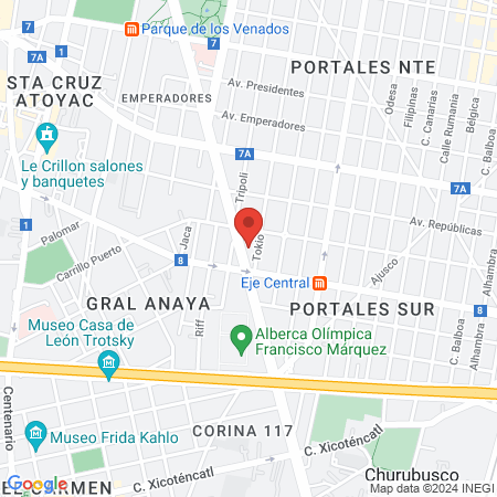 Sporting Club División del Norte map