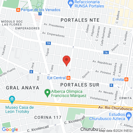 Consultorio Dental map