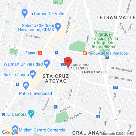 Estética y Salón Modelo 90 Karen map