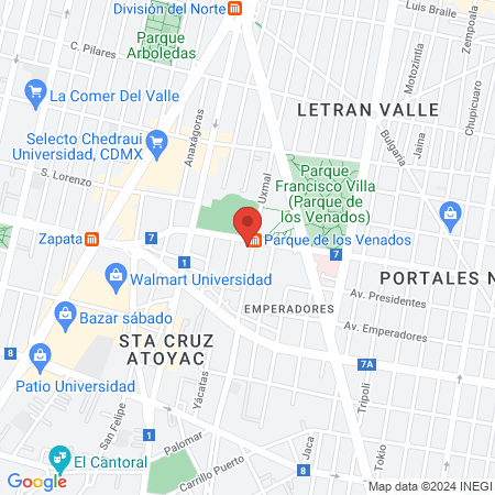 Dr ORLANDO MERCADO PRESTON map