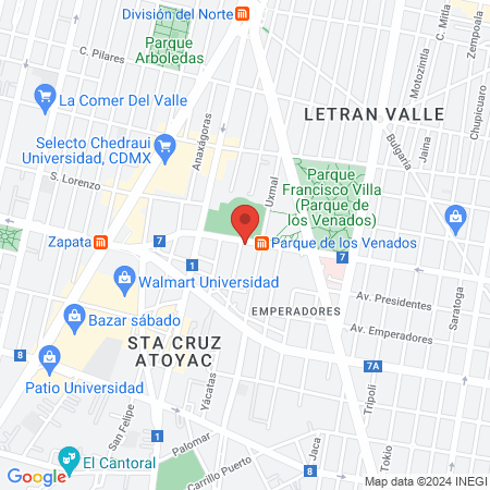 Vet Point Parque de los Venados map