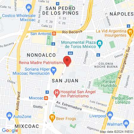 Dra. Lorena Mercado Avilés map