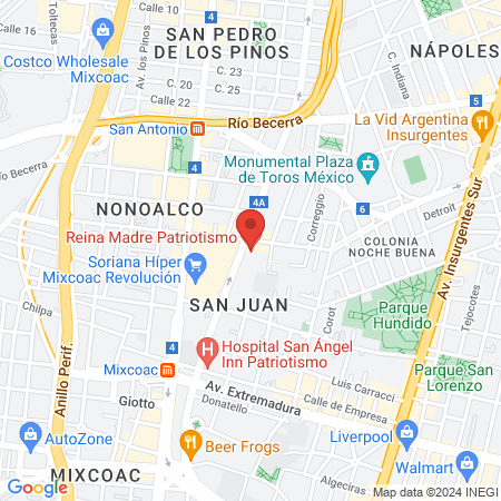 Reina Madre Patriotismo map