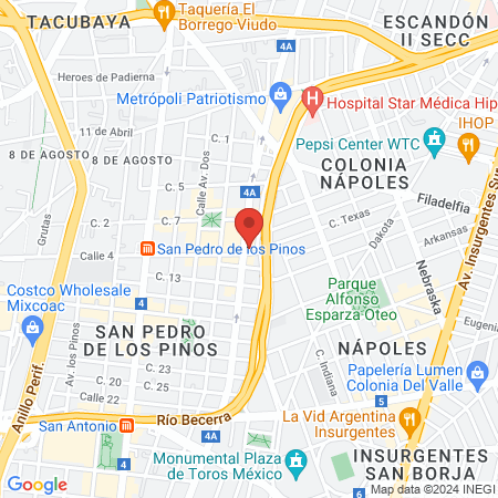 Clink Odontología Especializada map