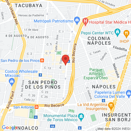 Dr. Juan Carlos Silis Cravioto, Endoscopista Gastrointestinal map