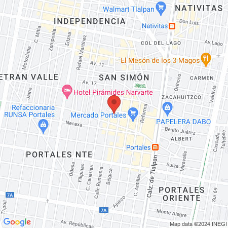 Salón de Belleza UNIsex map