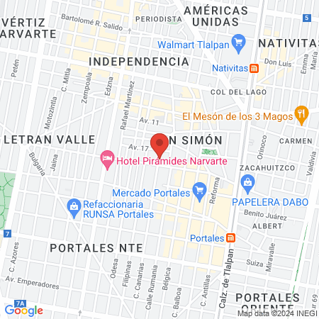 Dentista Doctora Sofia Orozco map