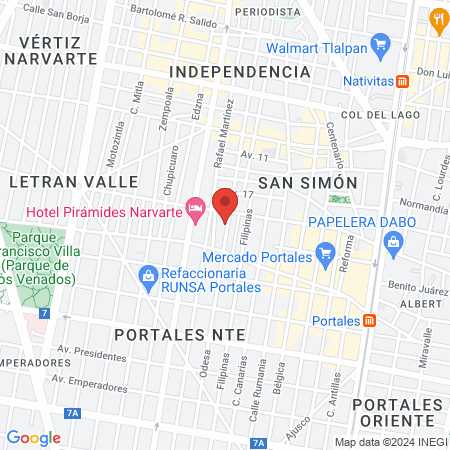 Dentalvian map